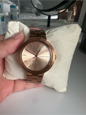 Michael Kors Rose Gold Stainless Steel Bracelet Watch